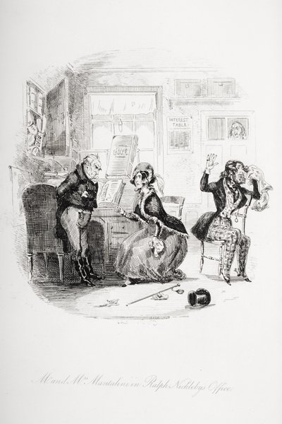 Mr. and Mrs. Mantalini in Ralph Nickleby